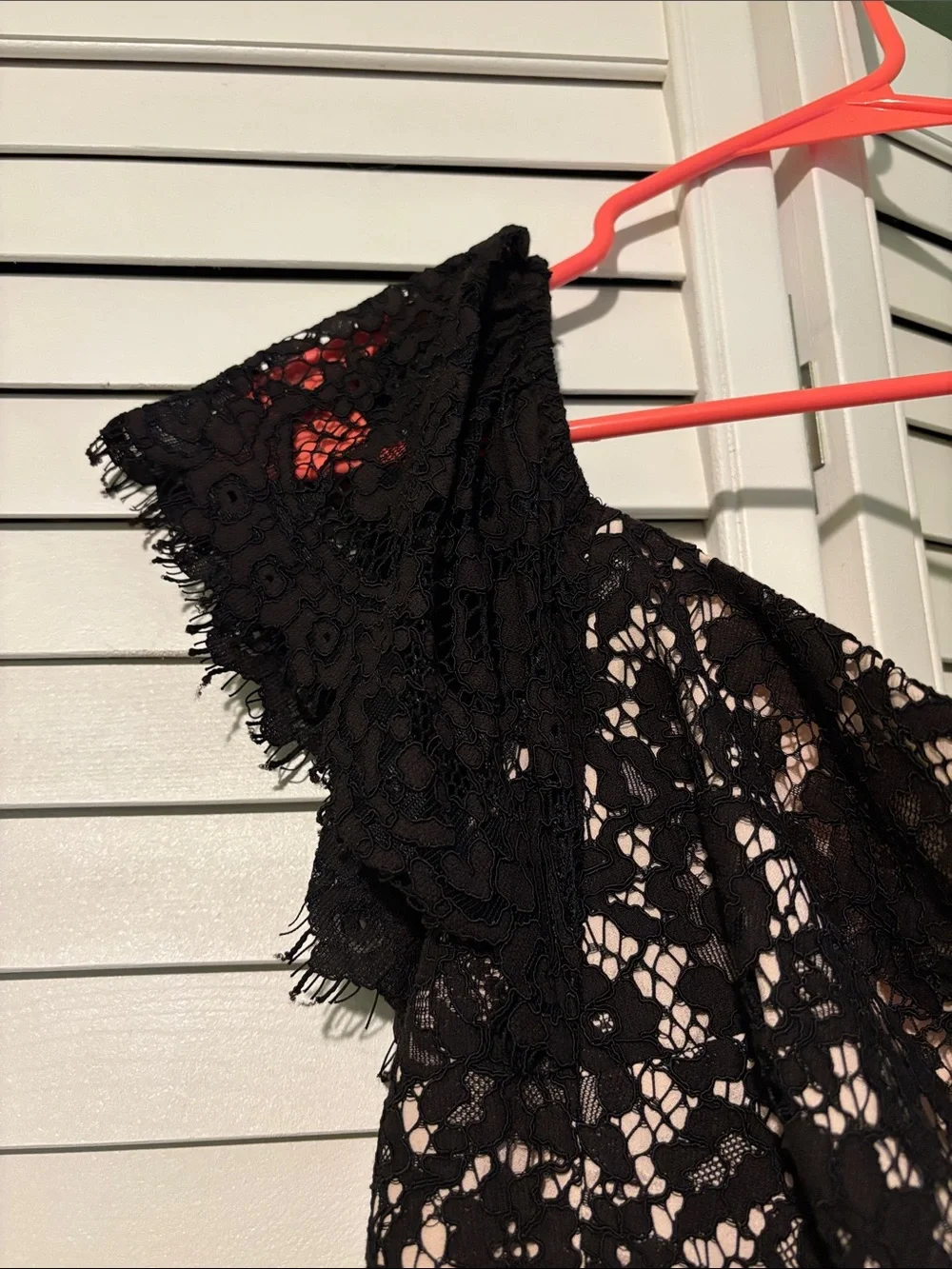 J. Crew Black Lace Midi Dress with Flutter Cap Sleeves